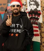 Unisex Ringo Starr Marty Supreme Black Hooded Jacket