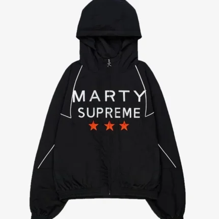 Ringo Starr Marty Supreme Black Hooded Jacket