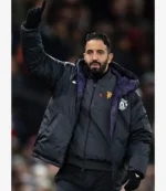 Ruben Amorim Premier League 2025 Manchester United Black Hooded Jacket