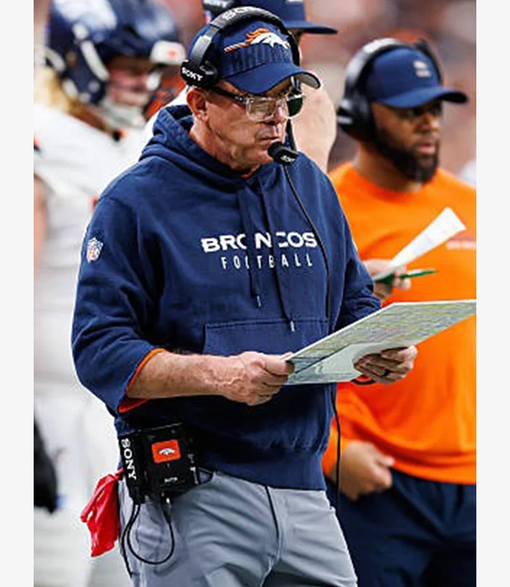 Sean Payton Nike Denver Broncos Coach 2025 Navy Fleece Pullover Hoodie Unisex Sean Payton Nike Denver Broncos Coach 2025 Navy Fleece Pullover Hoodie