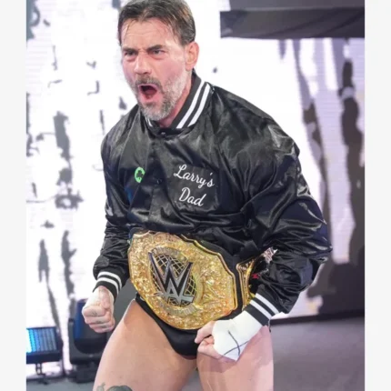 Unisex Shop WWE Survivor Series Wargames 2025 CM Punk Larrys Dad Jacket