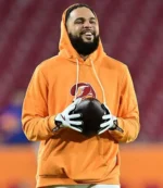 Unisex Tampa Bay Buccaneers Orange Throwback Logo Club Hoodie