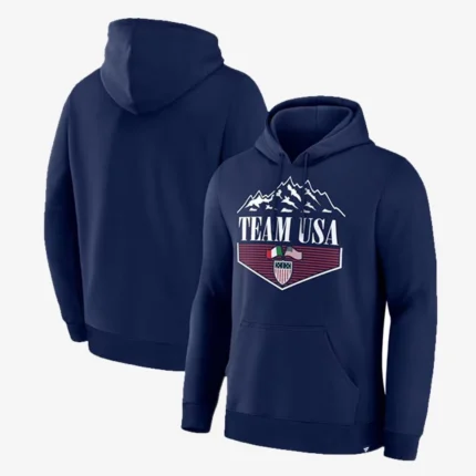 Unisex Team USA 2026 Winter Olympics Diamond Navy Blue Hoodie