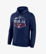 Team USA 2026 Winter Olympics Diamond Navy Blue Hoodie