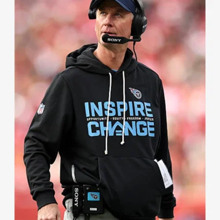 Unisex Tennessee Titans Mike McCoy 2025 Inspire Change Opportunity Equity Freedom Justice Hoodie