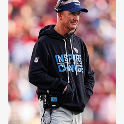 Tennessee Titans Mike McCoy 2025 Inspire Change Opportunity Equity Freedom Justice Hoodie