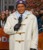 Unisex The Today Show 2026 Craig Melvin Team USA White Wool Coat