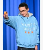 The Tonight Show Starring Jimmy Fallon 2025 Timothée Chalamet Blue Marty Supreme Hoodie Jacket
