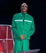 Unisex The Voice Season 28 Snoop Dogg Green Jacket