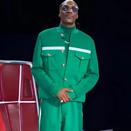 Unisex The Voice Season 28 Snoop Dogg Green Jacket