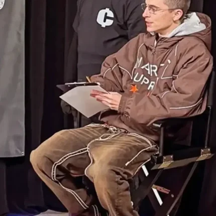 Unisex Timothee Chalamet Marty Supreme Brown Jacket Hoodie