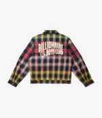 Billionaire Boys Club Mixer Front Helmet Head Patch & Back Arch Logo Printed Multi-Color Plaid Workman’s Zip-Up Jacket