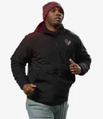 DeMeco Ryans Houston Texans Nike Black Half-Zip Anorak Jacket For Men & Women