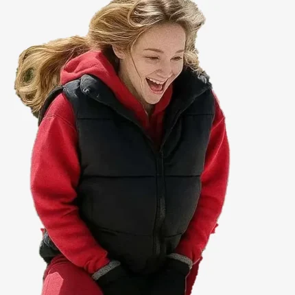 Hunter King A Make or Break Holiday 2025 Liv Black Puffer Vest