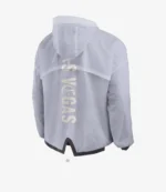 Las Vegas Raiders Fanatics White Type Play Down Full-Zip Jacket For Unisex