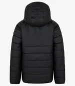 Manager Marco Silva Black Puffer Hooded Jacket For Unisex