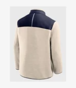 Milano Cortina 2026 Olympics Microfleece Cream Jacket For Unisex