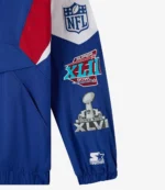 New York Giants OVO 2025 STARTER Half-Zip Pullover Hooded Jacket For Unisex