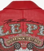 Pelle Pelle Red Leather Jacket For Unisex