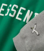 Philadelphia Eagles Fear of God Essentials Kelly Green & Heather Gray Sport Hoodie For Unisex