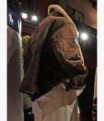 Polo Ralph Lauren Team USA 2026 Winter Olympics Brown Leather Flight Jacket For Unisex