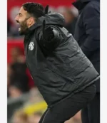 Ruben Amorim Premier League 2025 Manchester United Black Hooded Jacket For Unisex