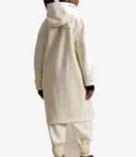 Team USA Winter Olympic 2026 Opening Ceremony White Wool Toggle Coat