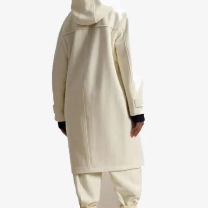 Team USA Winter Olympic 2026 Opening Ceremony White Wool Toggle Coat