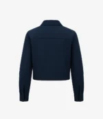 Amanda Arcuri Sheriff Country Season 1 Skye Fraley Black Cropped Jacket For Women