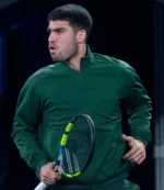Unisex 2026 Australian Open Previews Carlos Alcaraz Green Fleece Jacket