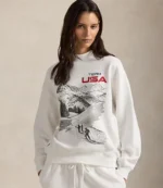 Unisex 2026 Winter Olympics Polo Ralph Lauren Team USA Graphic Fleece Mockneck Sweatshirt