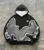 Unisex AXEPEAK Fashion Contrast Color Casual Loose Hoodie