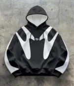 AXEPEAK Fashion Contrast Color Loose Hoodie