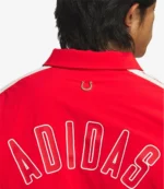 Adidas Chinese New Year 2026 3-Stripes Fleece Red Bomber Jacket