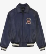 Avirex Bomber American Flight Real Leather Jacket For Unisex