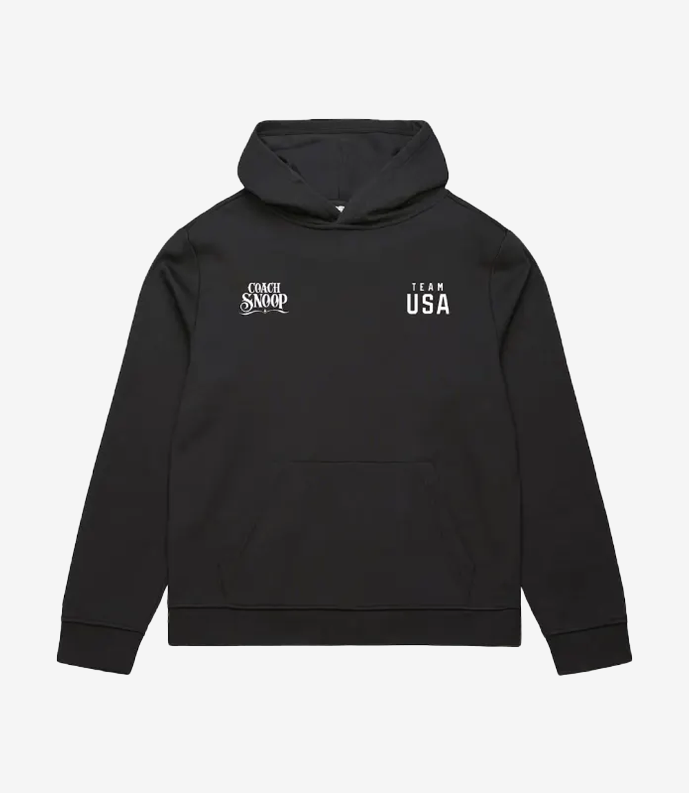 Black Team USA Coach Snoop Hoodie Black Team USA Coach Snoop Hoodie For Unisex