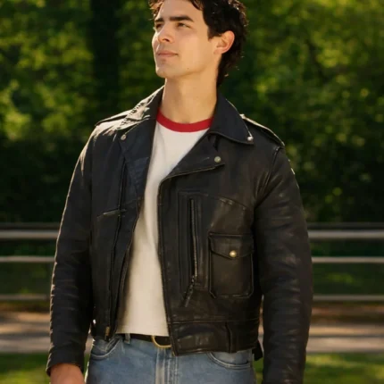 Unisex Camp Rock 3 Joe Jonas Shane Gray Black Jacket