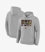 Unisex Chicago Bears Caleb Williams Grey Flash Features Wild Card Hoodie