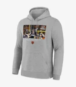 Chicago Bears Caleb Williams Grey Flash Features Wild Card Hoodie