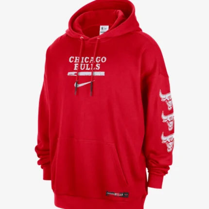 Unisex Chicago Bulls Courtside Men’s Jordan NBA Club Premium Pullover Hoodie