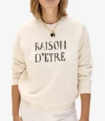 Unisex Christa Miller Shrinking S03 Liz Raison D’Etre White Sweatshirt