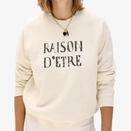 Unisex Christa Miller Shrinking S03 Liz Raison D’Etre White Sweatshirt