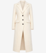 Claire Grace The Young and the Restless Tv Series Hayley Erin White Wool Coat