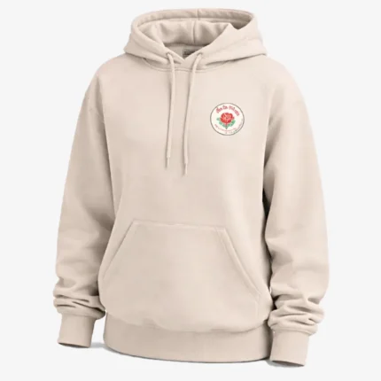 De La Rosa Mazapan Beige Pullover Hoodie in Fleece