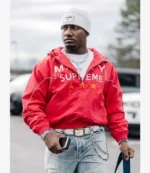 Deebo Samuel Sr. Marty Supreme Red Hooded Jacket