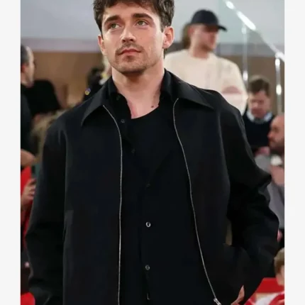 Euroleague 2025 Charles Leclerc Black Cotton Jacket For Unisex