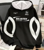 Unisex Hearten let love Shine Black Hoodie