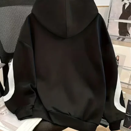 Hearten let love Shine Black Hoodie