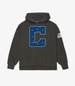 Indianapolis Colts Mitchell & Ness Charcoal Indiana Nights State C Fleece Hoodie For Unisex