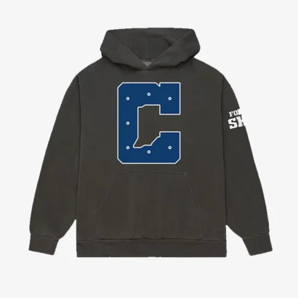 Indianapolis Colts Mitchell & Ness Charcoal Indiana Nights State C Fleece Hoodie For Unisex